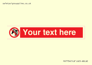 Custom prohibition do not fly kites near overhead electrical power lines